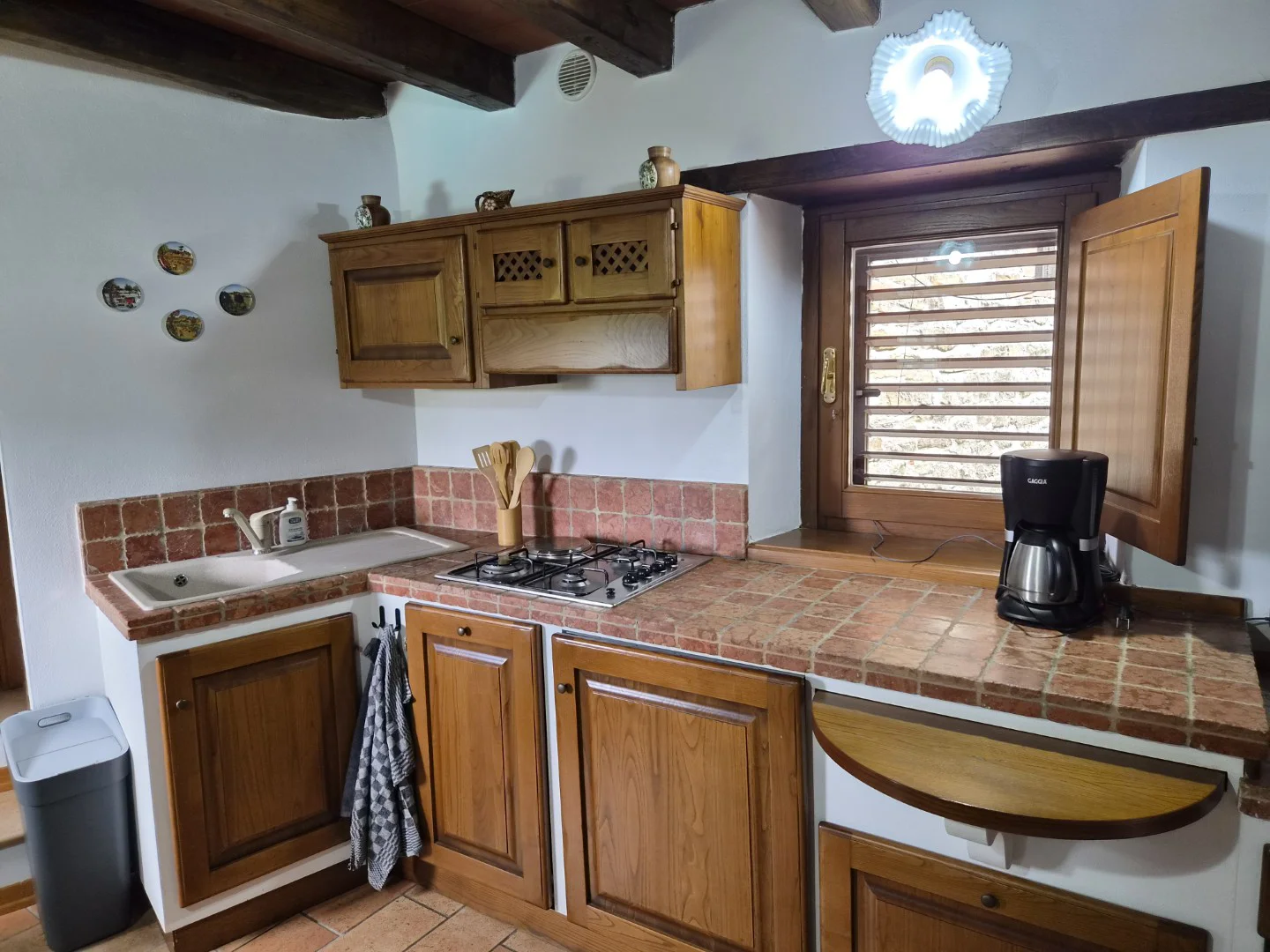 Eigen keuken in appartement Toscane 2 personen Terra