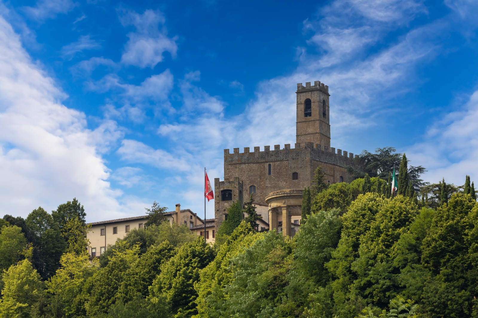 Dorpen dichtbij Borgo Vista Serena in Toscane