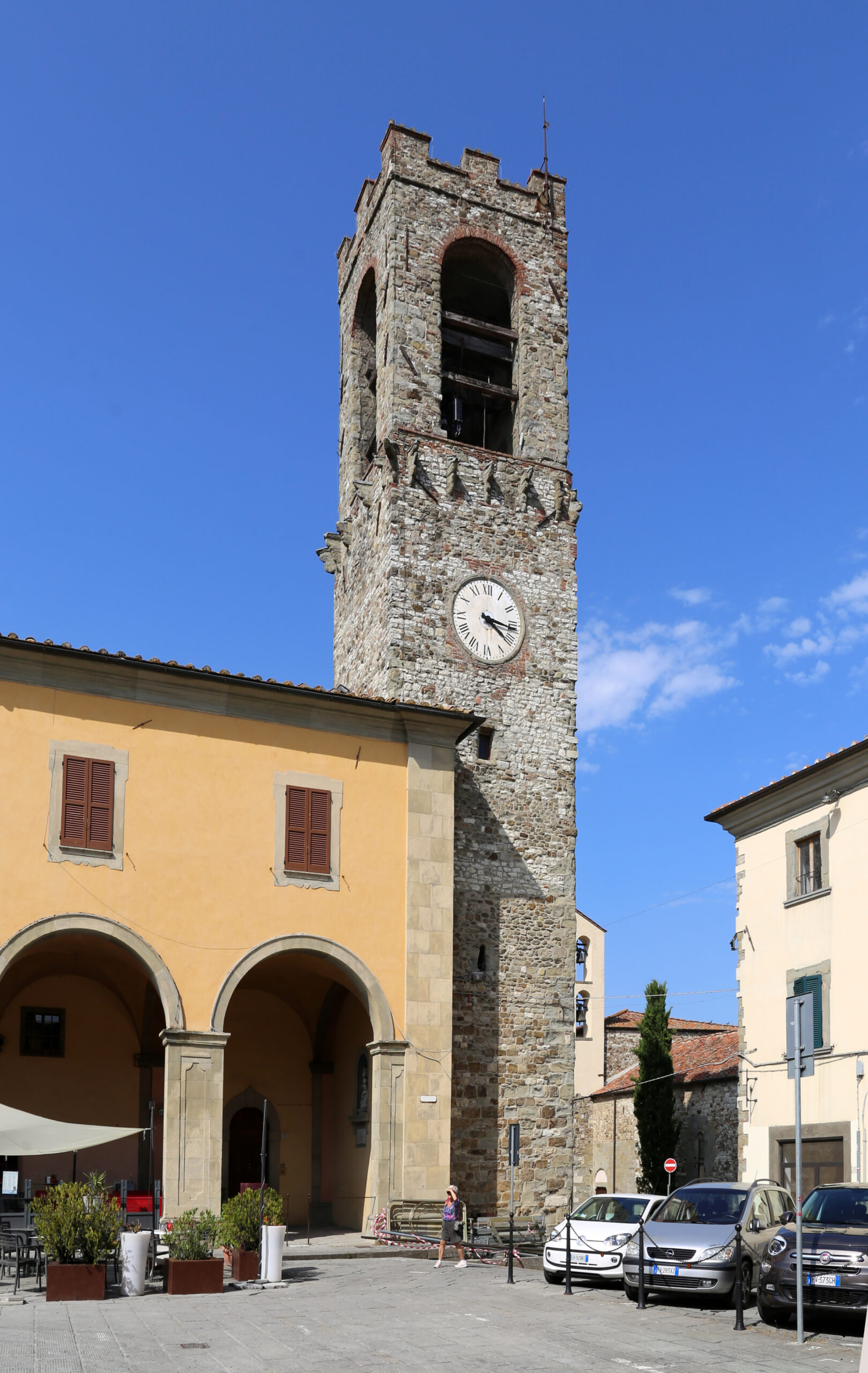 Bibbiena in Toscane in de Casentino-vallei