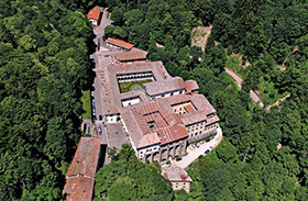 Natuur en hermitage van Camaldoli in Toscane