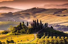 Sfeervol dorp in de Chianti-streek in Toscane