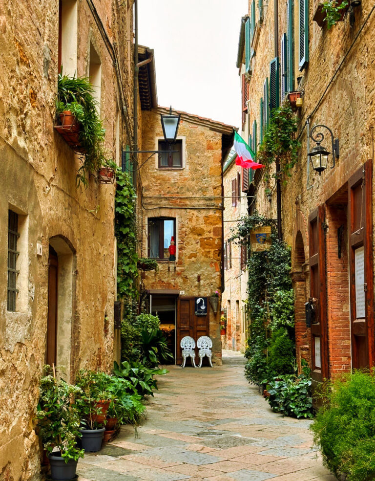 Historisch centrum van Montepulciano in Toscane