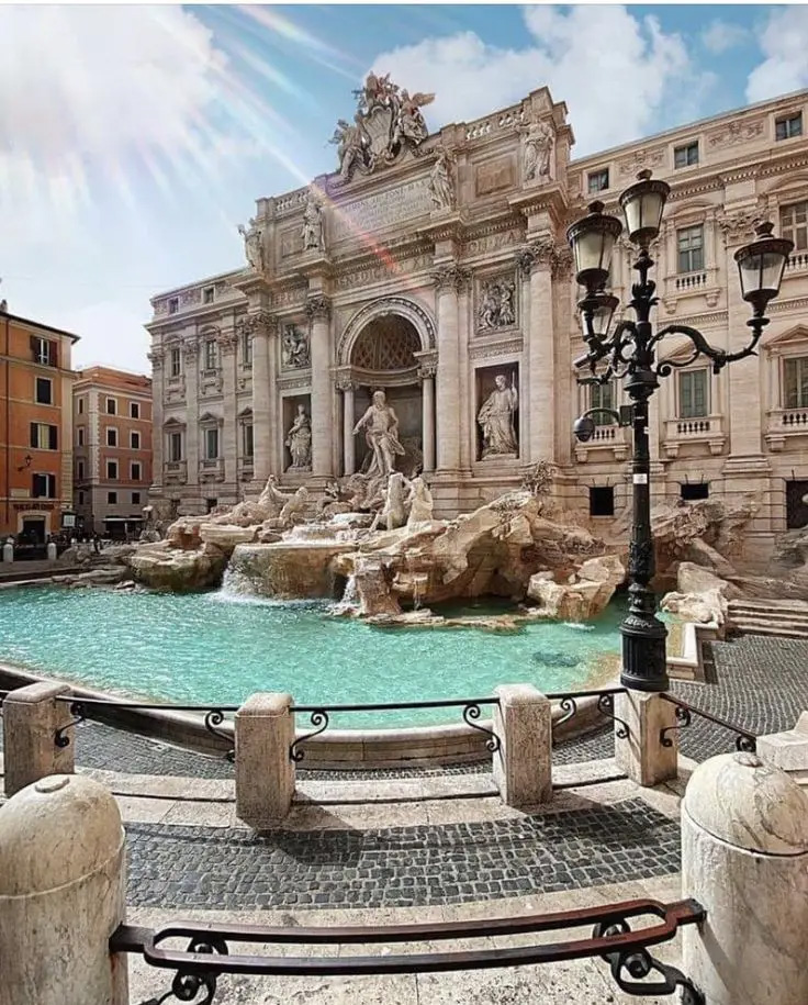 Historisch centrum van Rome met iconische bezienswaardigheden