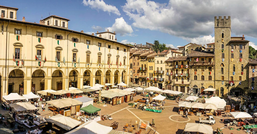 Historisch centrum van Arezzo, een mooie dagtrip in Toscane