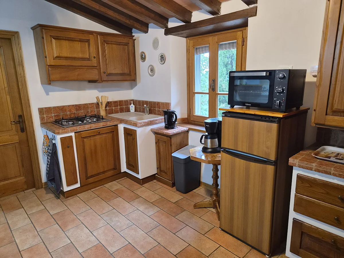 Eigen keuken van appartement in Toscane voor 4 personen