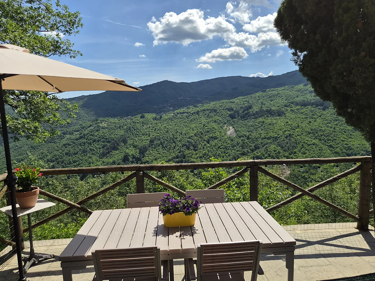 Appartement in der Toskana mit privater Terrasse und Aussicht im Borgo Vista Serena