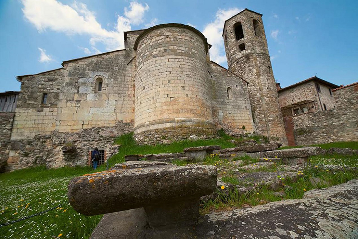 Wandelen rond Castel Focognano en Talla in Toscane