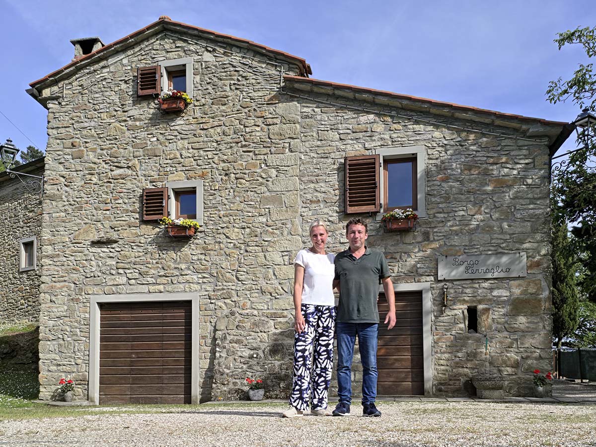 kleinschalige accommodatie Toscane met persoonlijke gastvrijheid van Danielle en Martijn