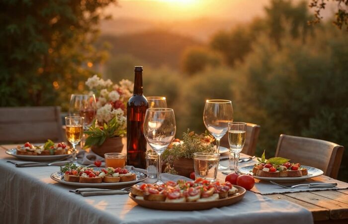 Eten en drinken in Toscane bij Borgo Vista Serena