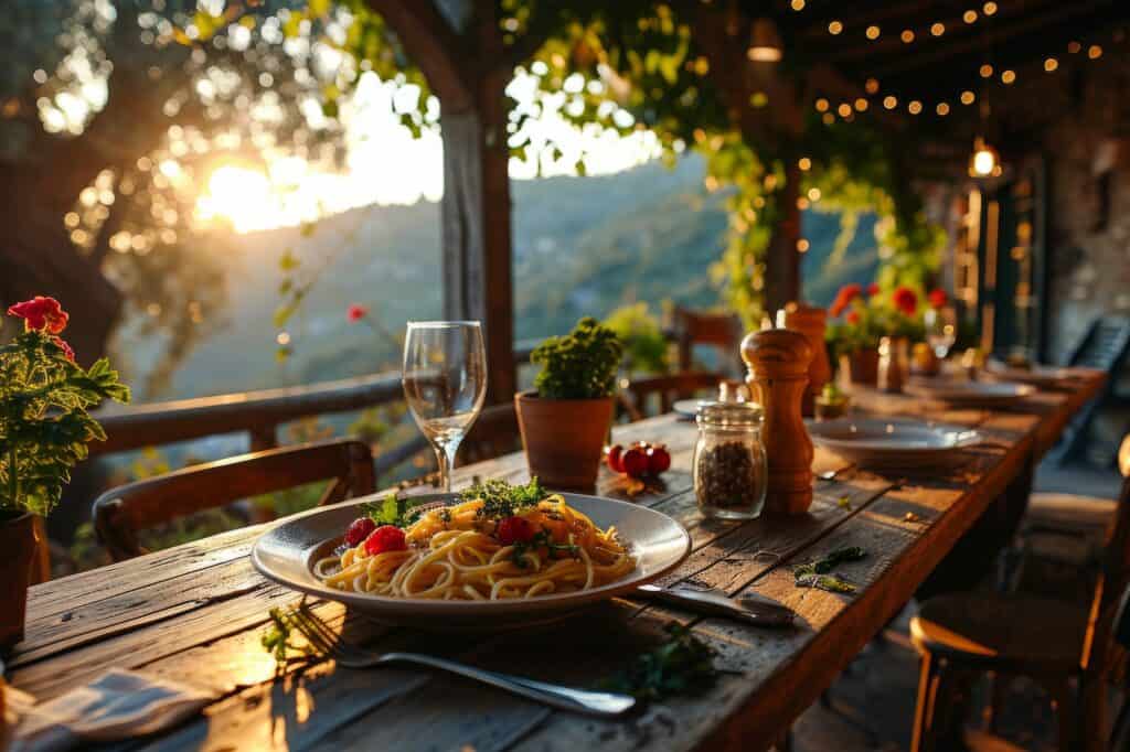 Toscaans eten en drinken in de omgeving van Borgo Vista Serena