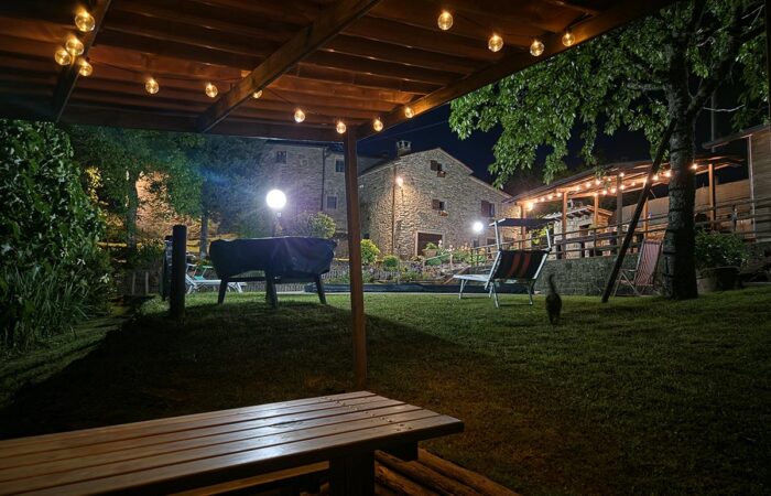 Sfeer in de avond in Toscane.