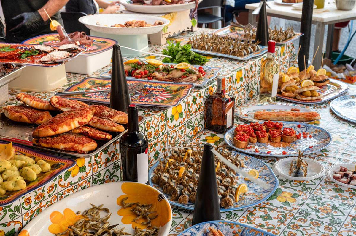 Marktbezoek in Toscane tijdens een verblijf bij Borgo Vista Serena