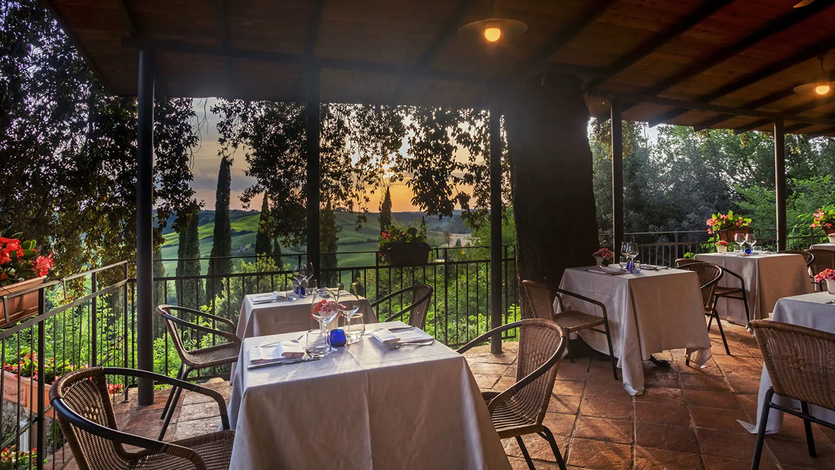 Eten en drinken bij Borgo Vista Serena