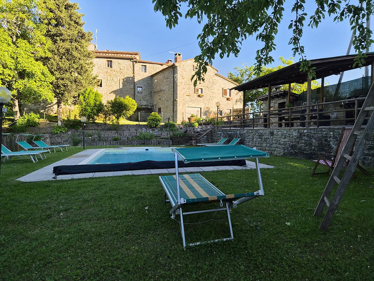Vakantieappartement Toscane 2 personen met zwembad bij borgo
