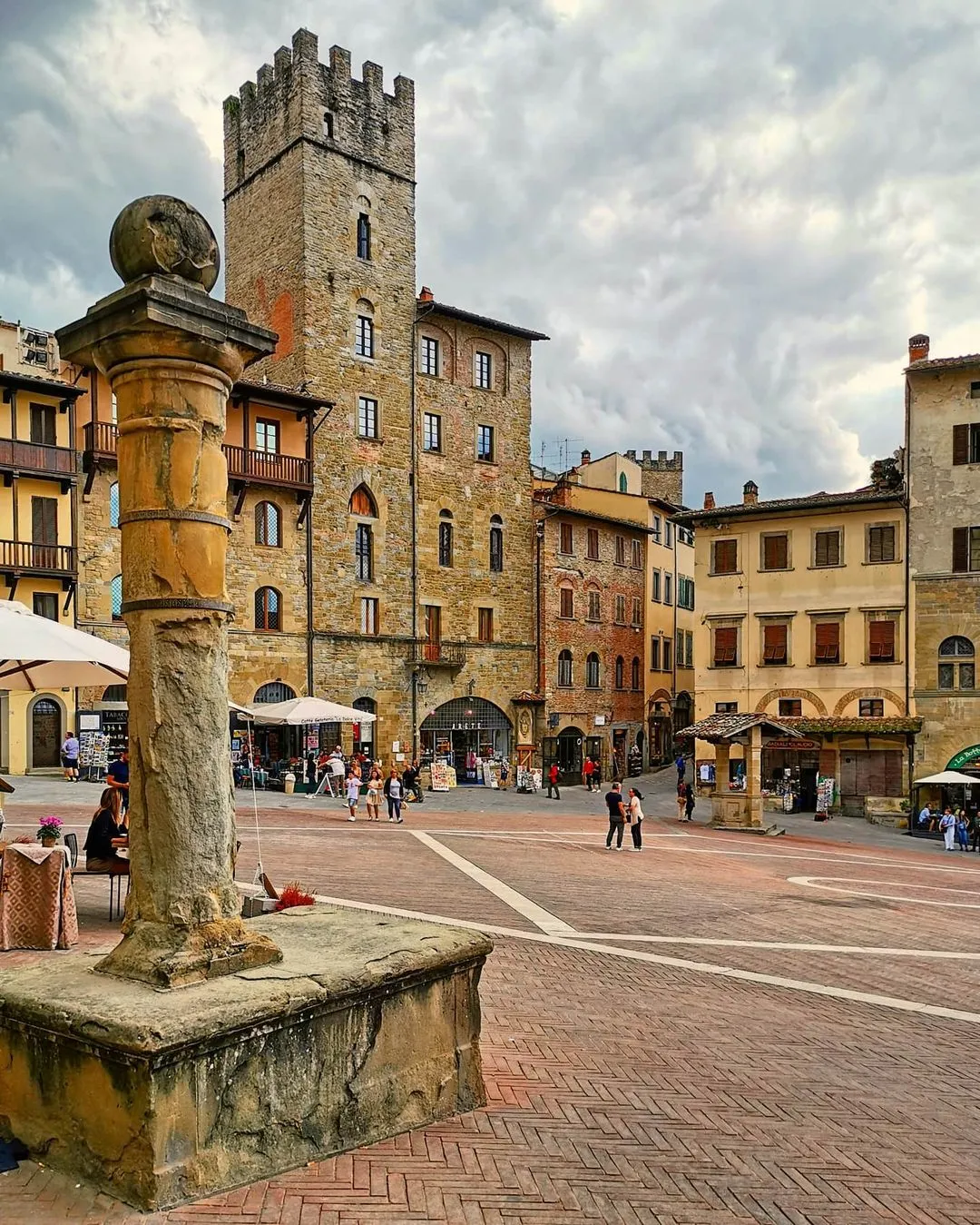 Arezzo in Toscane met historisch centrum