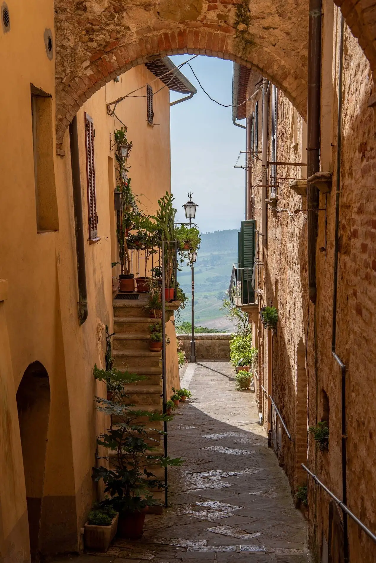 Historisch centrum van Montepulciano in Toscane