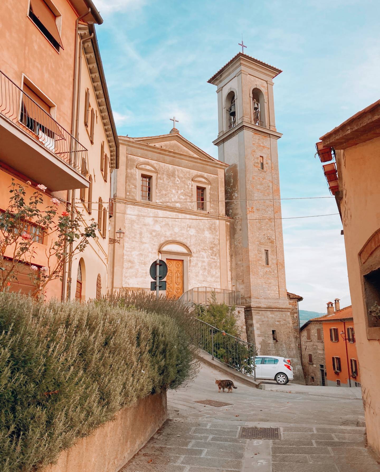 Historisch dorp Monterchi in Toscane