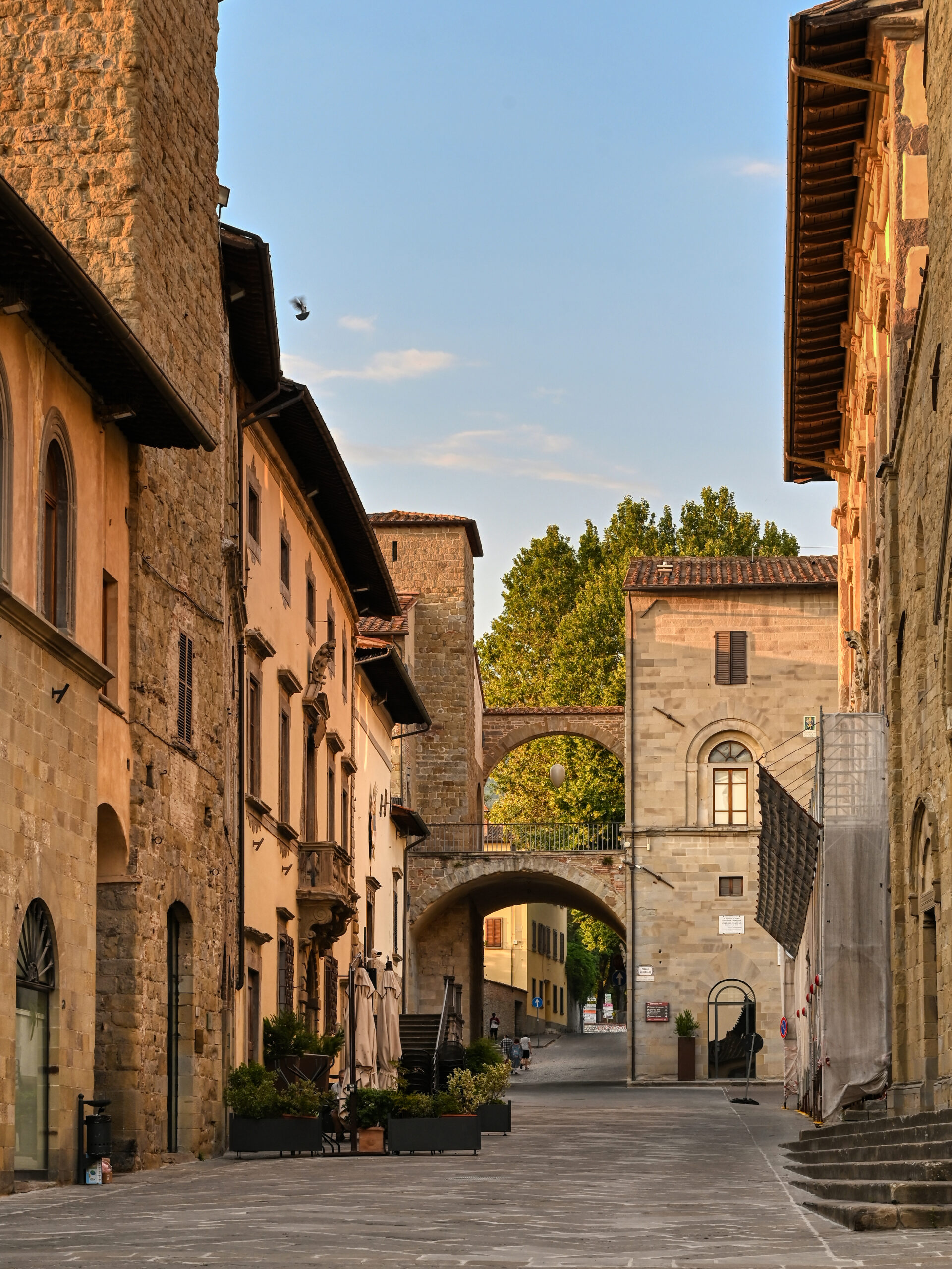 Historisch centrum van Sansepolcro in Toscane